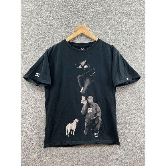 Dc Shoes Rob Dyrdek And Big Vintage Black Adult Size T-Shirt